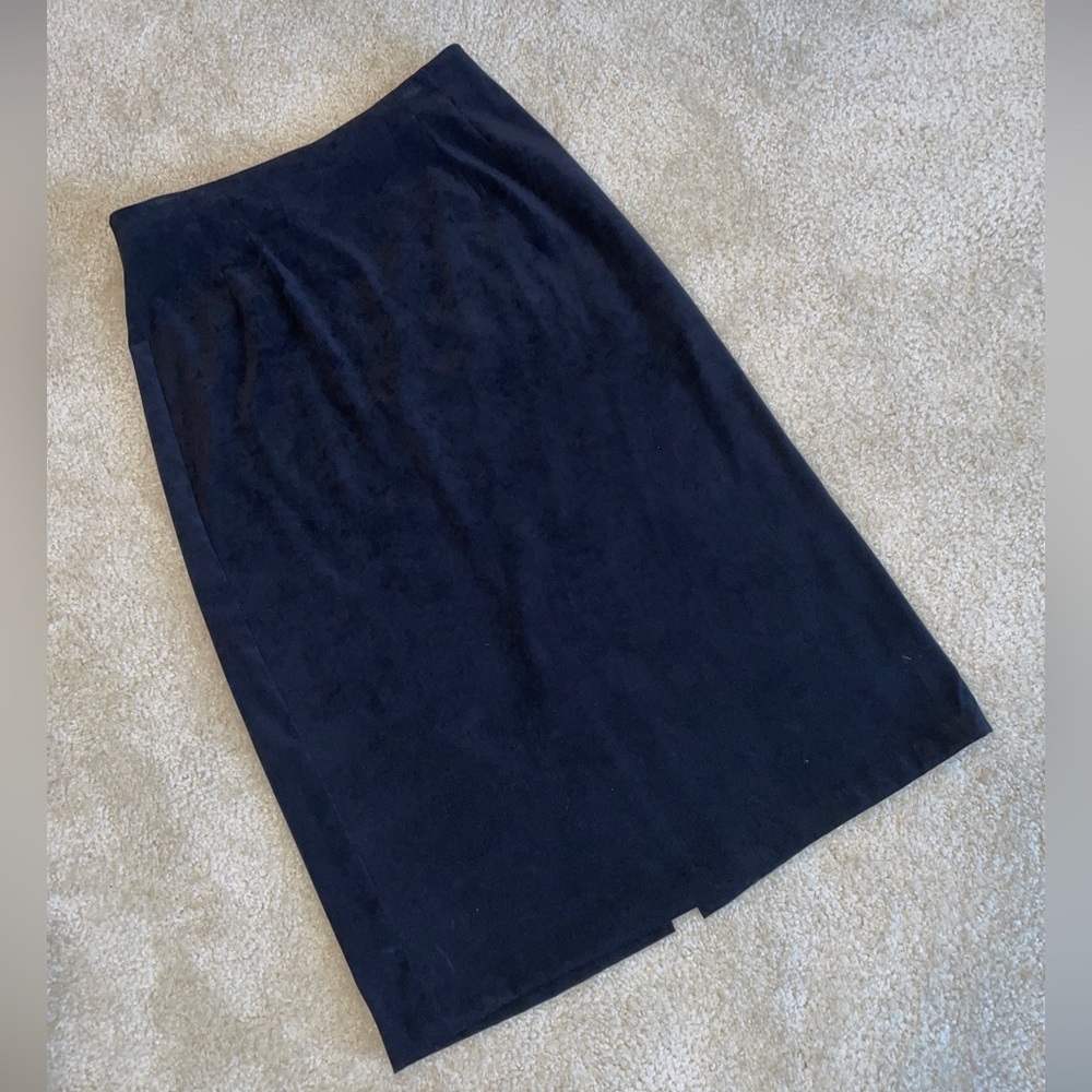 RL Richard straight midi skirt